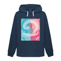 Navy Blue Pineapple Design Women's Hoodie
