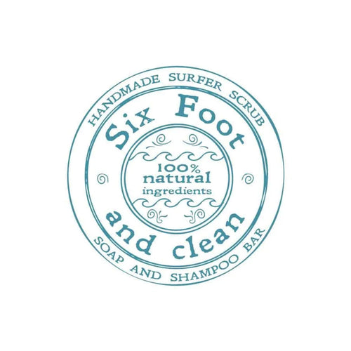 Six Foot and Clean Surfer Soap Scrub Box