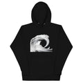 black eat salt premium wave hoodie