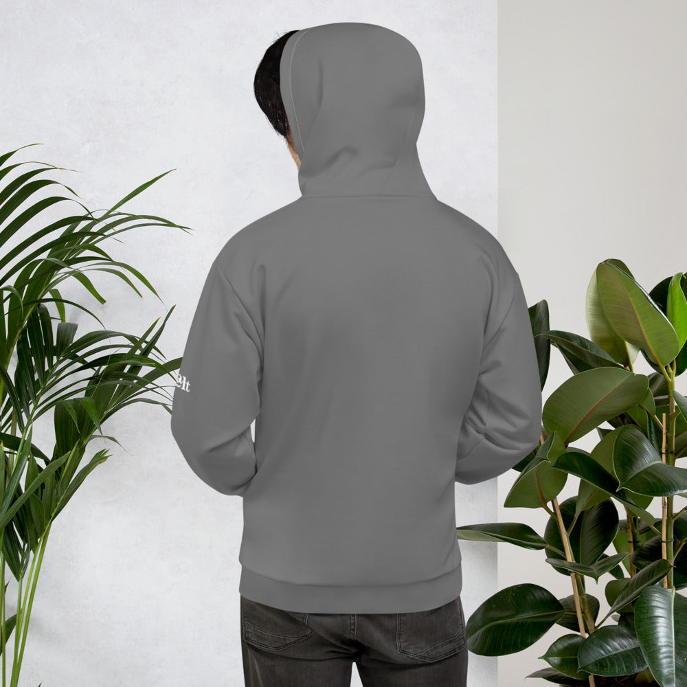 Men's grey surfing beach hoodie by Eatsalt