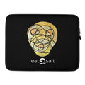 black neoprene laptop case by Eatsalt - 15" laptop of MacBook