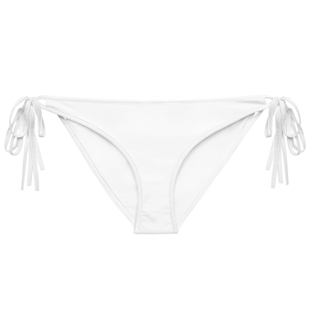 Eatsalt White Bikini Bottoms - front