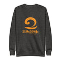 Eatsalt Fleece-lined Pullover - orange on charcoal