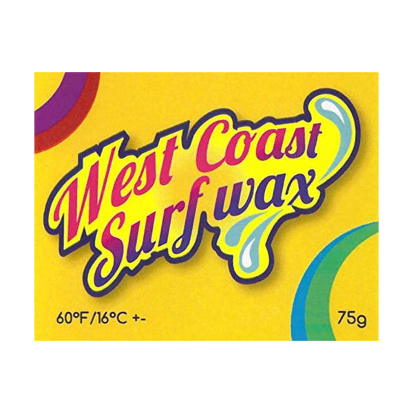 Yellow West Coast Surf Wax for Cold Water