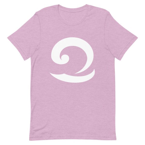 Eatsalt pastel pink colour t-shirt with white wave logo