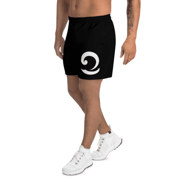 Eatsalt Surfwear black athletic shorts (logo side)