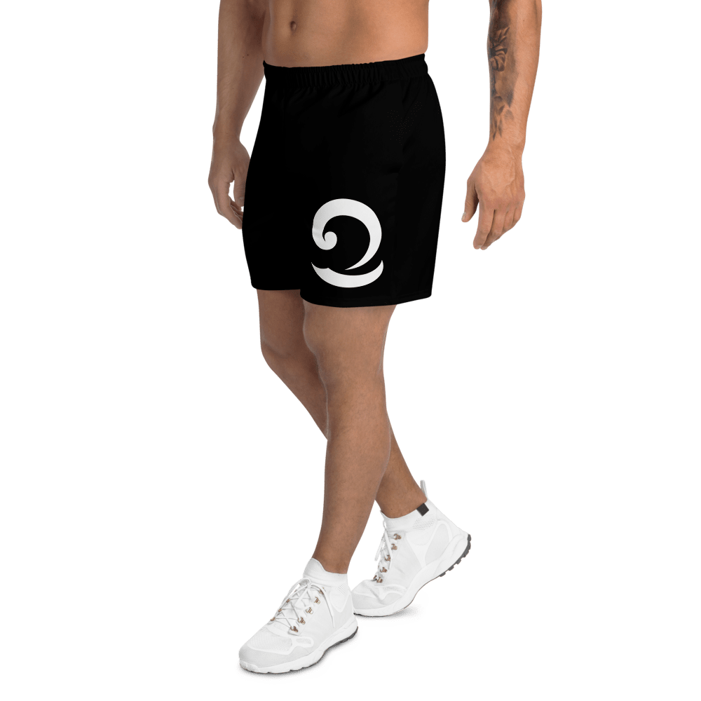 Eatsalt Surfwear black athletic shorts (logo side)