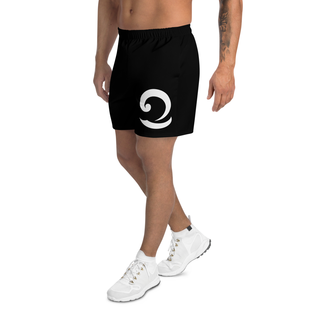 Eatsalt Surfwear black athletic shorts (logo side)