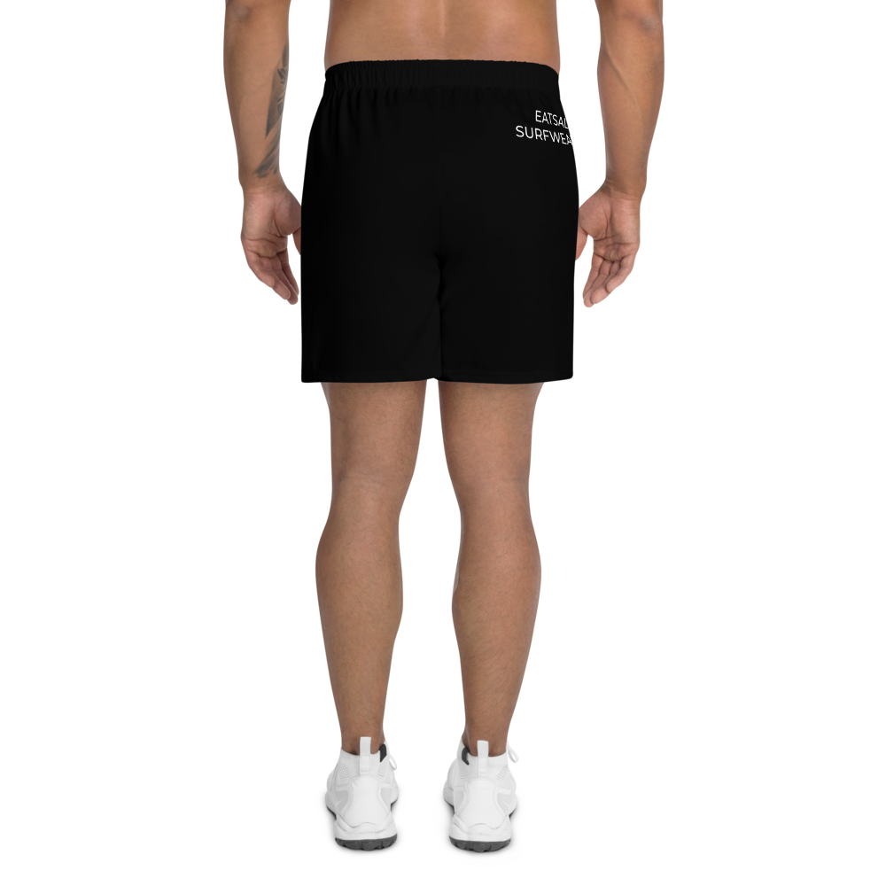 Eatsalt Surfwear black athletic shorts (back)