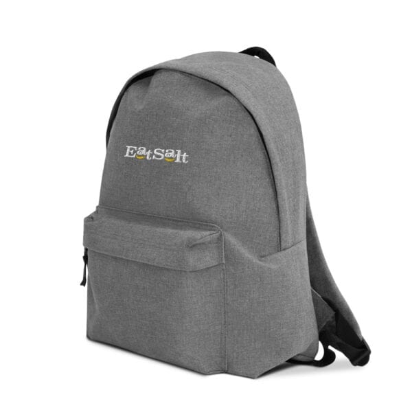 Eatsalt backpack in grey - side