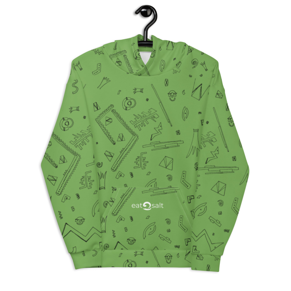 mockup-0bedcb5c.jpg light green patterned hoodie - front