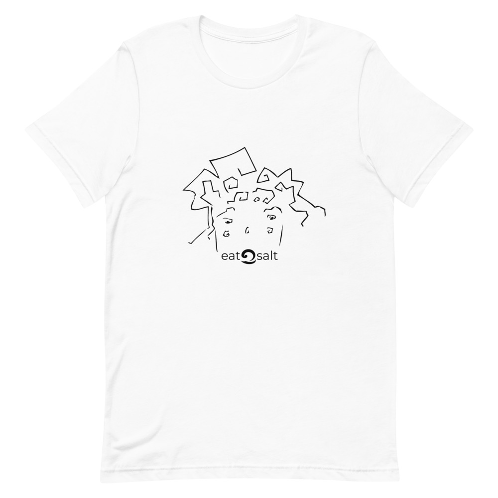 mockup-be3ce27b.jpg eatsalt surf hair line design on short-sleeved tee - white