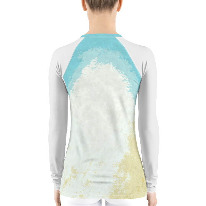 eatsalt-womens-rash-vest-back Women's Rash Guard - back view