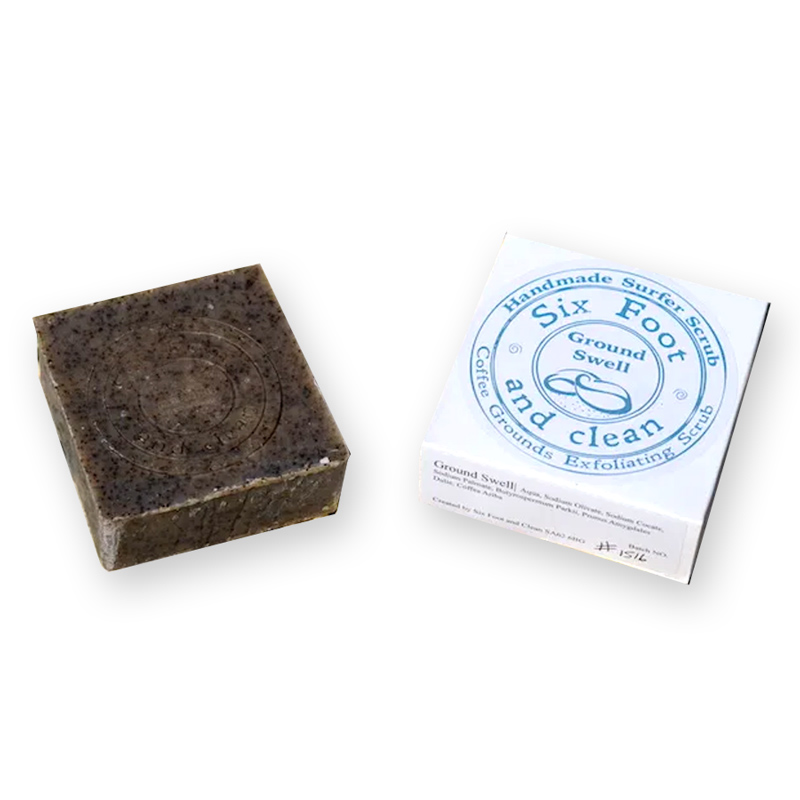 Six_Foot_and_Clean_Ground_Swell_Surfer_Scrub Ground Swell Exfoliating Coffee Soap Scrub