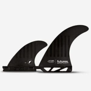 Futures 2 plus 1 fins with 6-inch centre fin