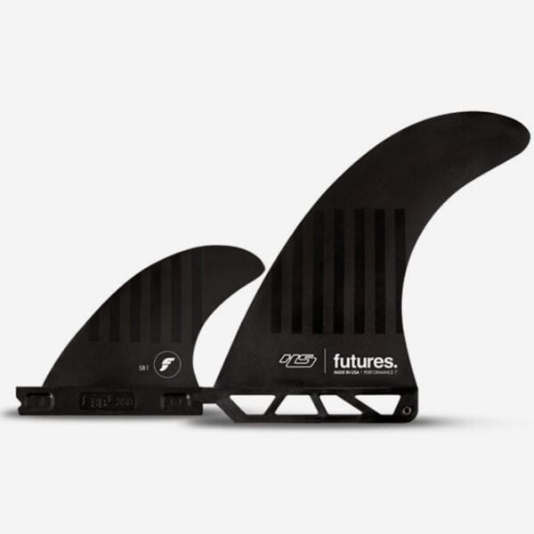 Futures 2 plus 1 fins with 7-inch centre fin