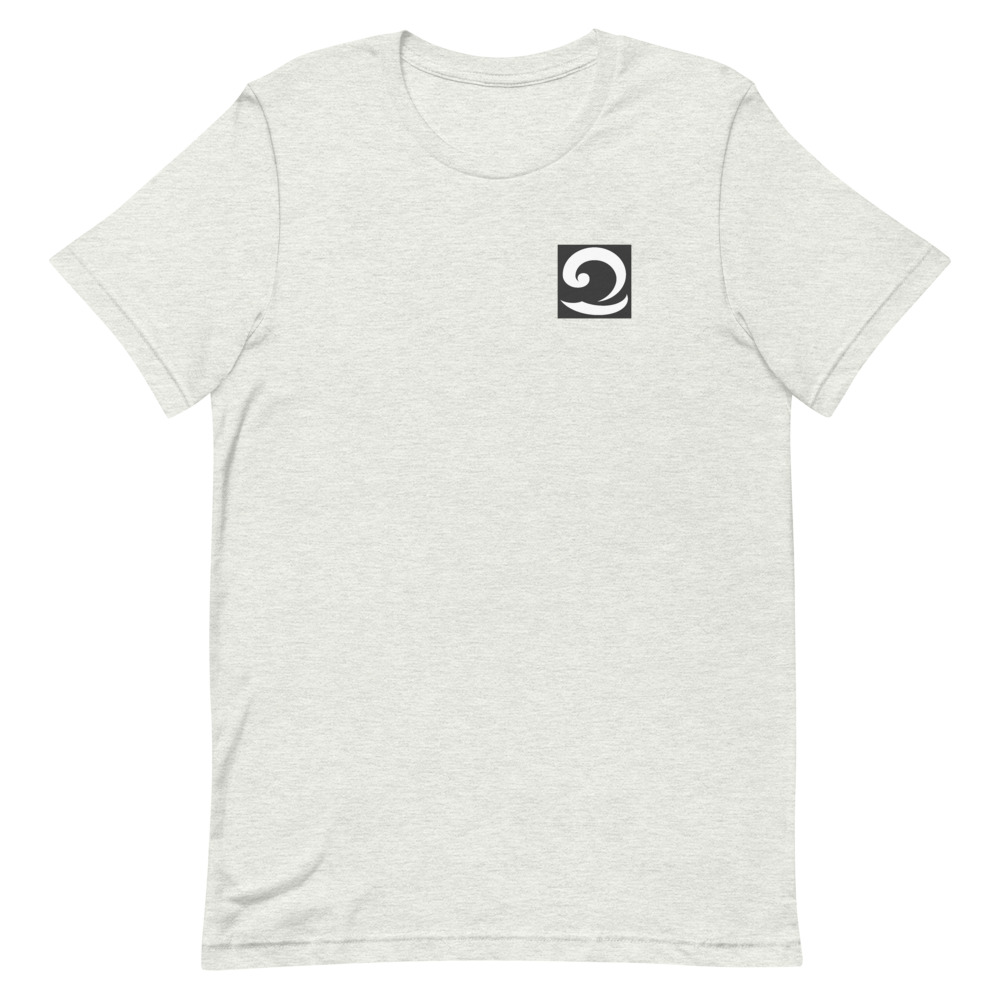 mockup-957cfdd2.jpg Unisex T-Shirt ash with black and white wave icon