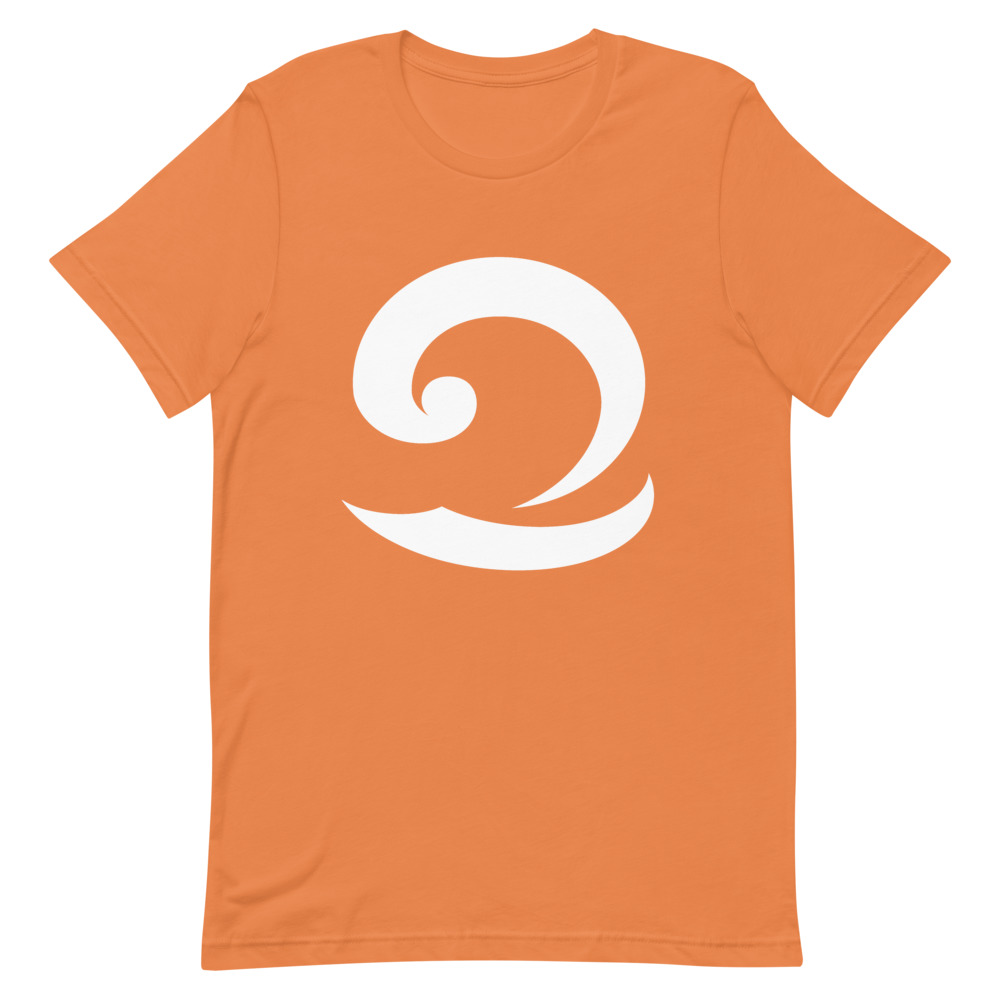 mockup-b41d606d.jpg Eatsalt soft orange t-shirt with white wave logo