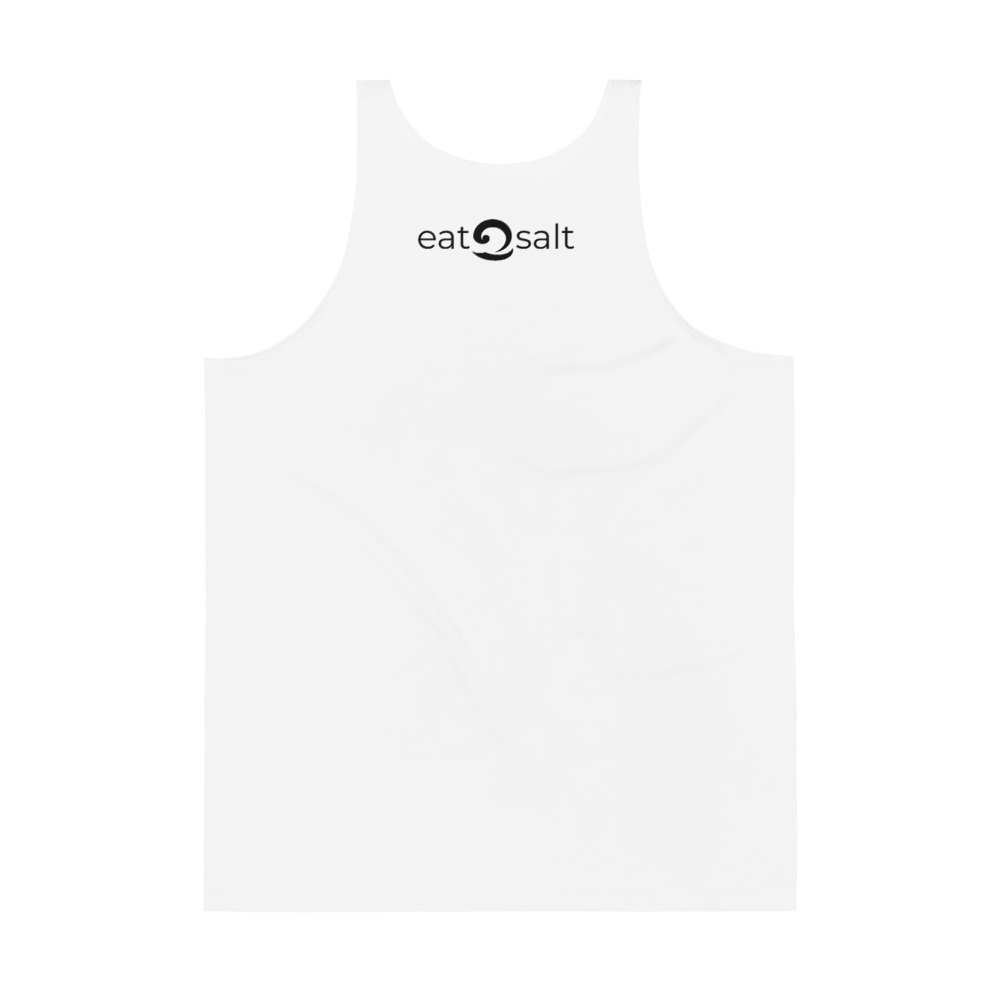 summer/beach white tank vest - back
