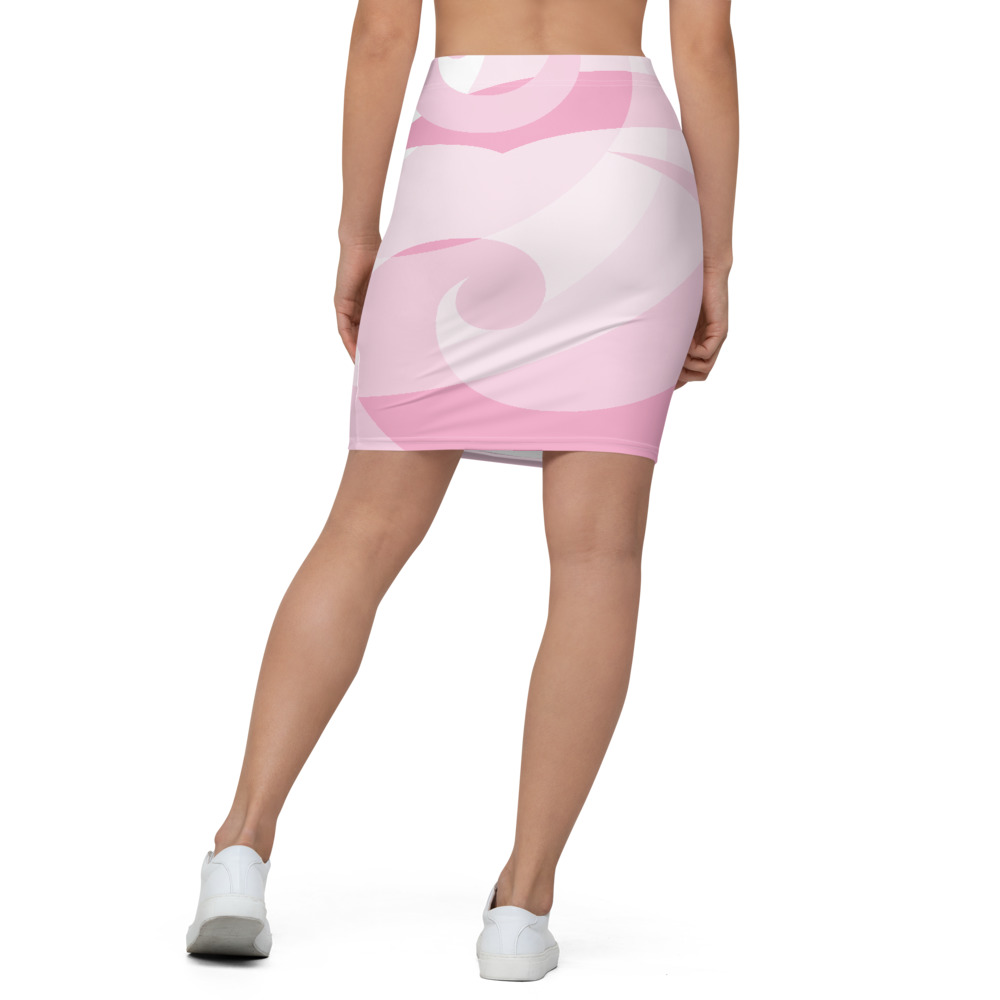 mockup-e9cd060b.jpg Eatsalt Pink Pencil Skirt - back