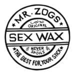 Mr Zog's Sex Wax Logo - square - black on white - 600x600px