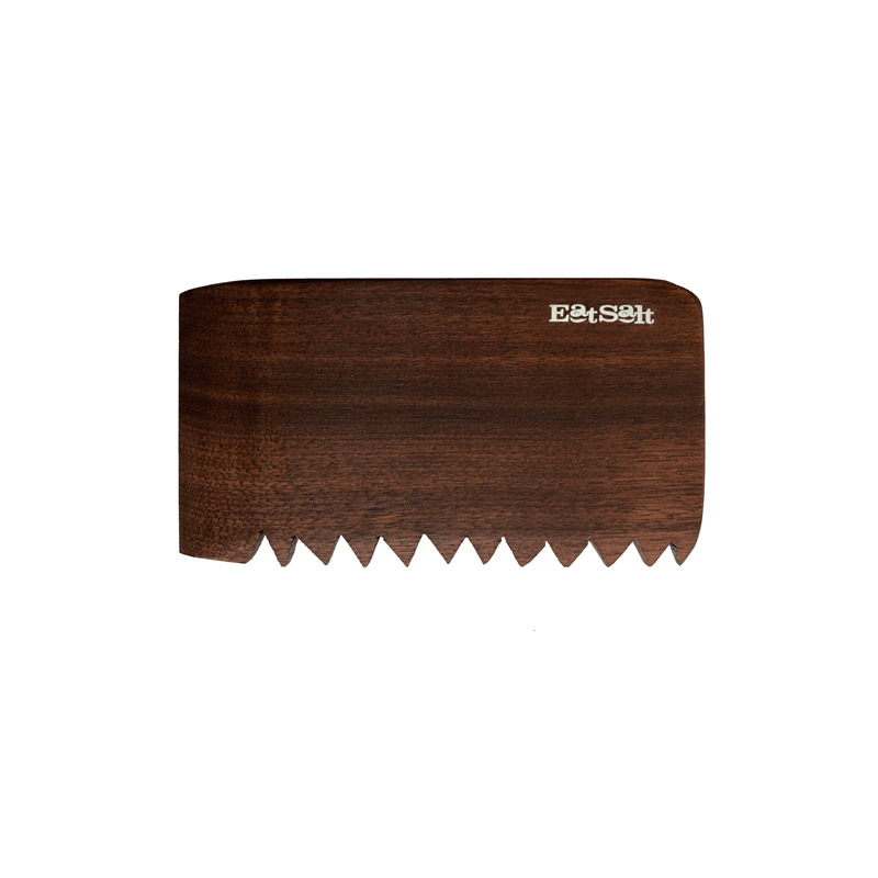 Handmade Hardwood Surf Wax Comb by Eatsalt