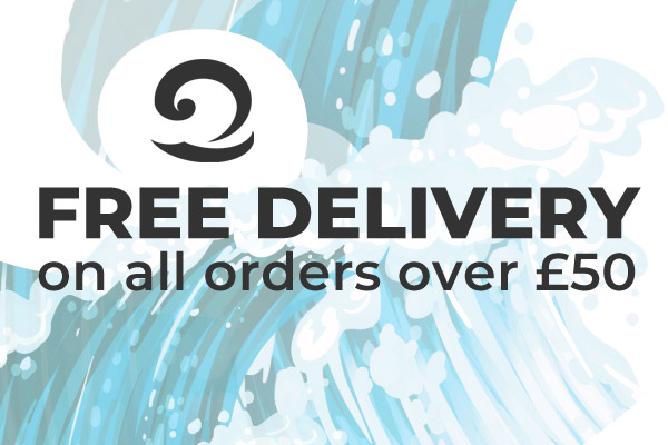 Free Delivery to the UK and worldwide on orders over £50