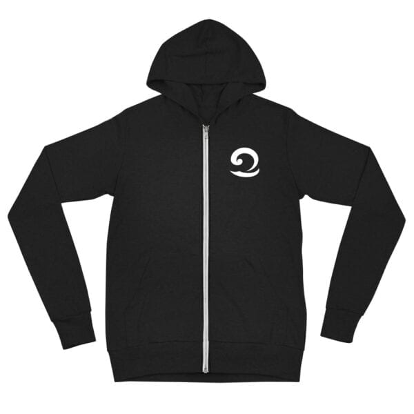 Black Eatsalt zip hoodie