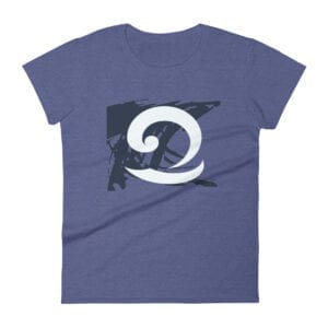 Eatsalt purple t-shirt with eat salt wave design