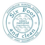 Six Foot and Clean Logo - square - blue - 600x600px